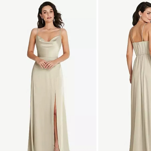 The Dessy Group Style TH098. Champagne Color. Never worn and not altered - Picture 5 of 10